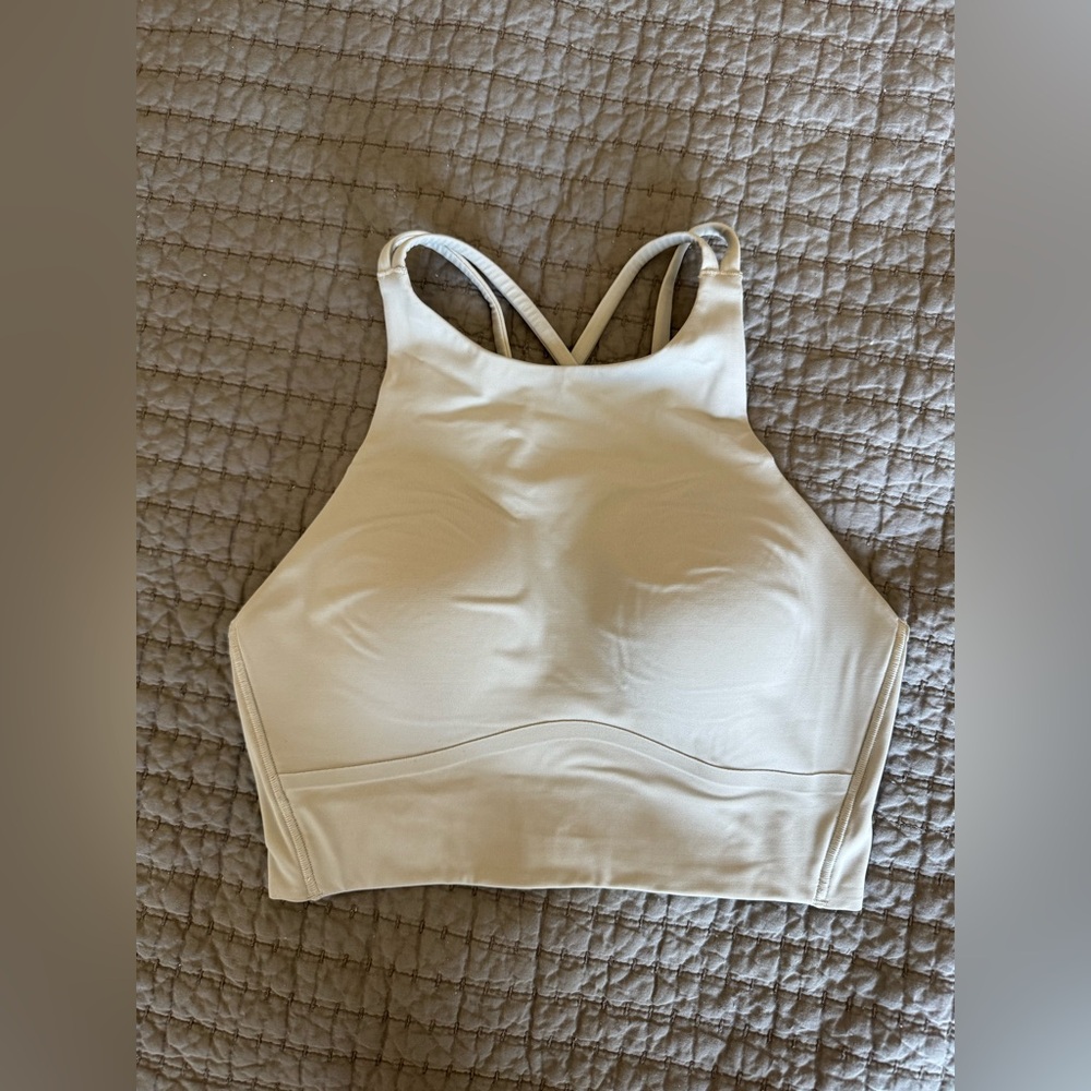 Lululemon Like a Cloud High-Neck Longline Bra *Light Support - Seal Grey - Picture 3 of 3
